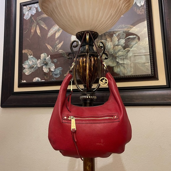 MICHAEL Michael Kors Handbags - MICHAEL Michael Kors Red Leather Bag